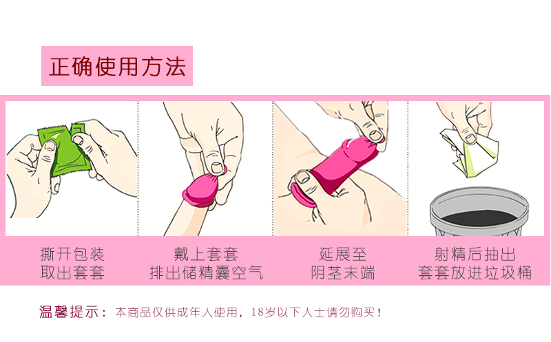  避孕套可以重復(fù)使用嗎？在當(dāng)今國內(nèi)艾滋病性病跟感冒一樣流行的年代，很多人知道而且也使用過避孕套，但是對于避孕套的了解卻基本是一無所知。其中，有很多人更是以為避孕套是可以永遠使用的。那么，避孕套可以重復(fù)(圖3)
